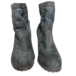 Juicy Couture Lupia Faux-Suede Ankle Boots